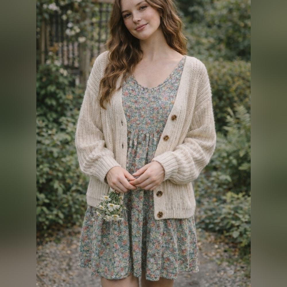 NWT Umgee Floral Teired Dress Size Small - Picture 10 of 11